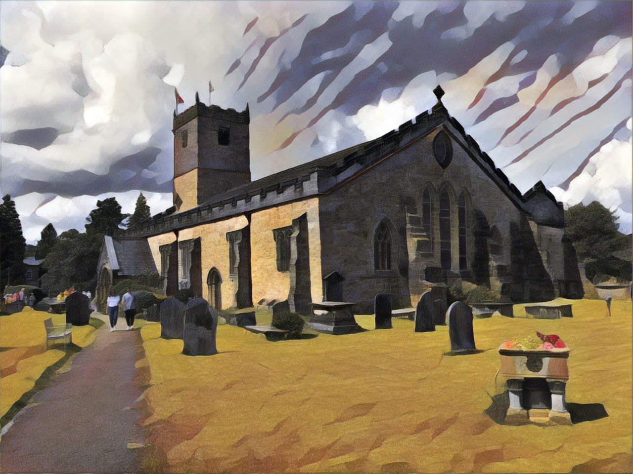 Stylised images of Kirkby Lonsdale