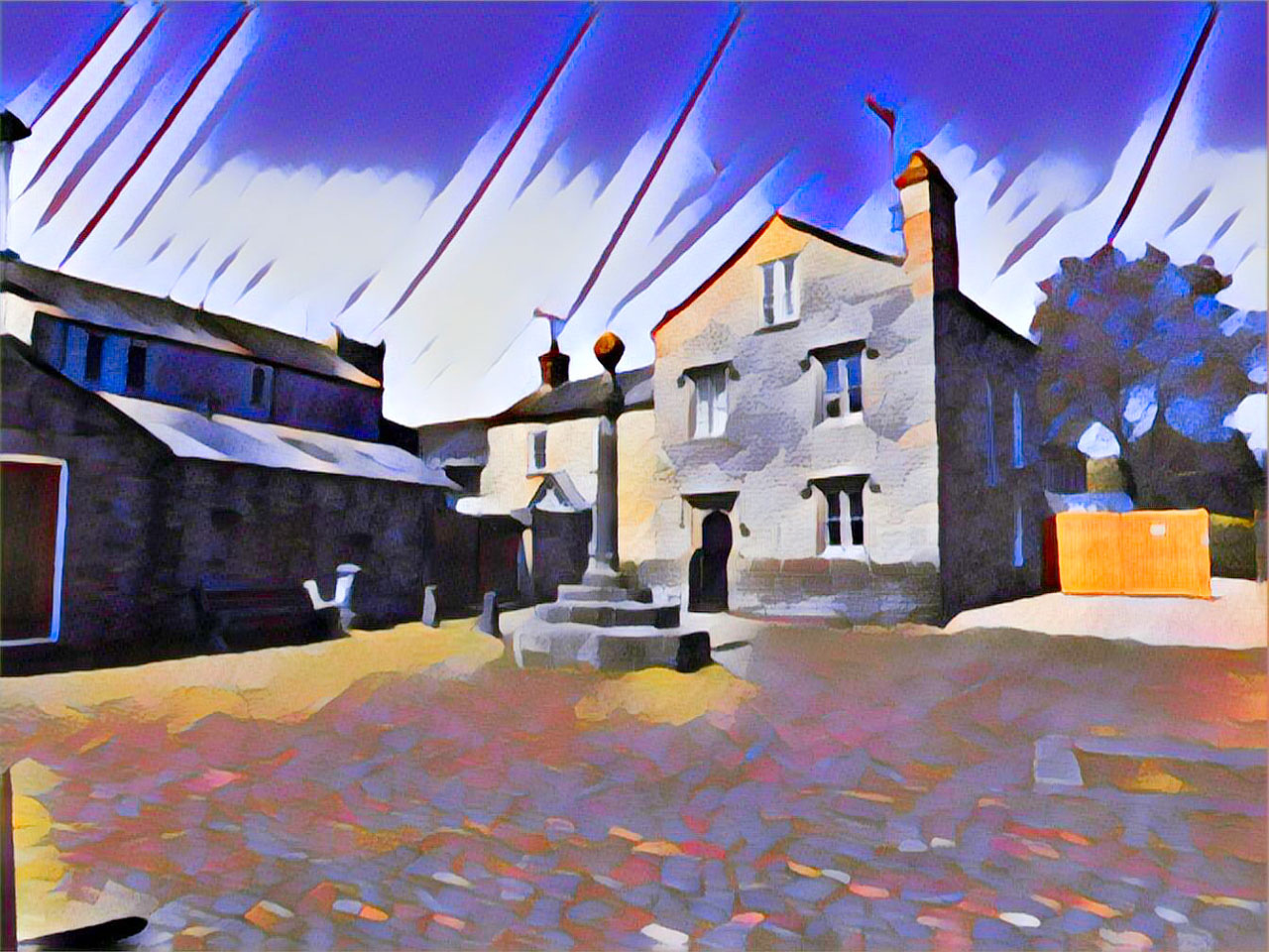 Stylised images of Kirkby Lonsdale